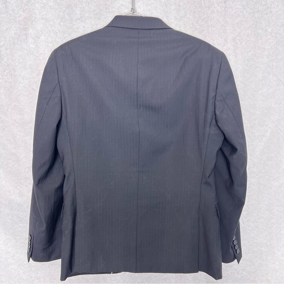 Calvin Klein 38S Black Sport Coat Blazer Jacket Wool - Picture 2 of 7